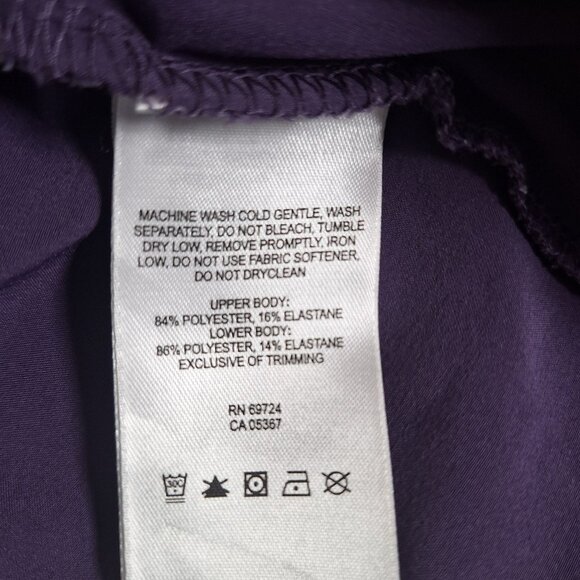 Columbia sleeveless pleated purple dress - Picture 3 of 4